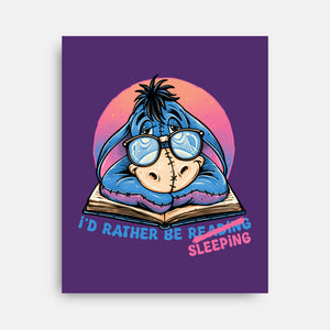 Rather Be Sleeping-None-Stretched-Canvas-glitchygorilla