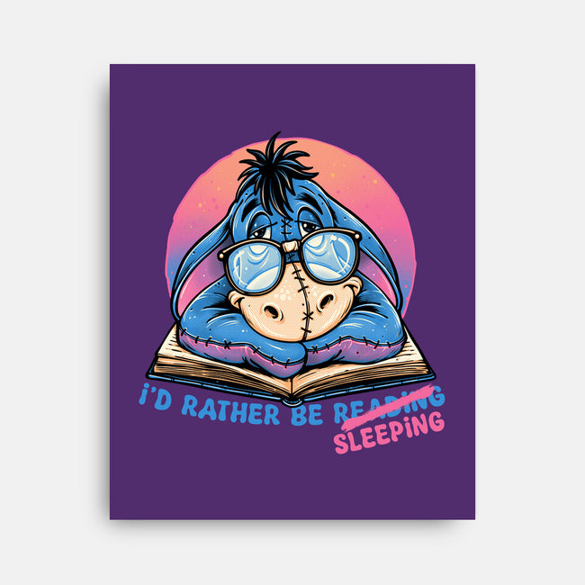 Rather Be Sleeping-None-Stretched-Canvas-glitchygorilla