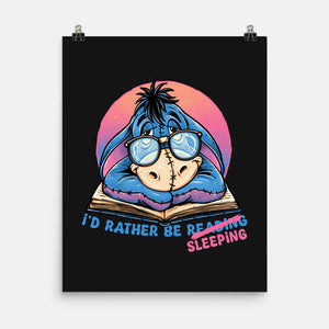 Rather Be Sleeping-None-Matte-Poster-glitchygorilla