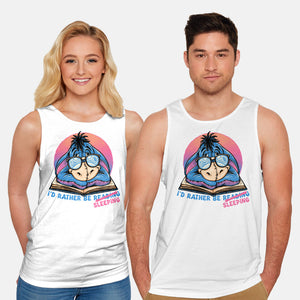 Rather Be Sleeping-Unisex-Basic-Tank-glitchygorilla