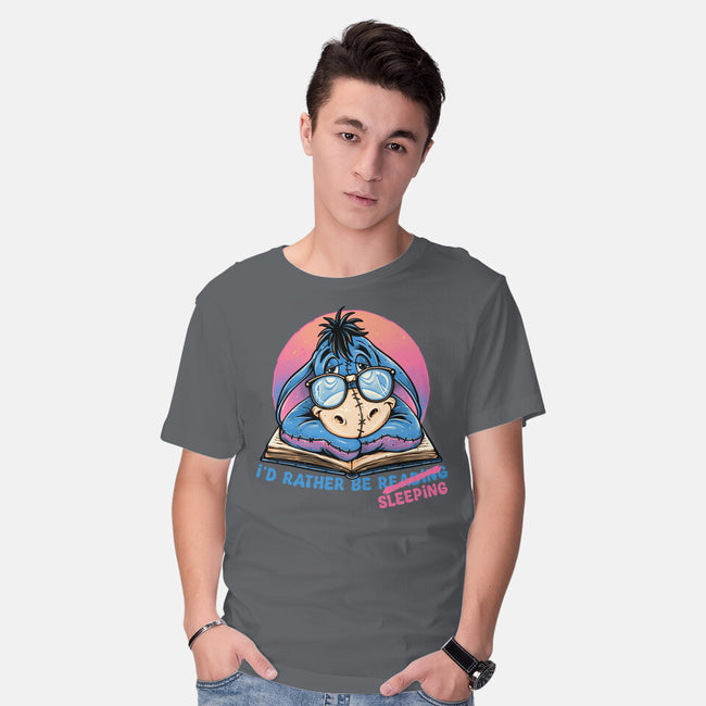 Rather Be Sleeping-Mens-Basic-Tee-glitchygorilla