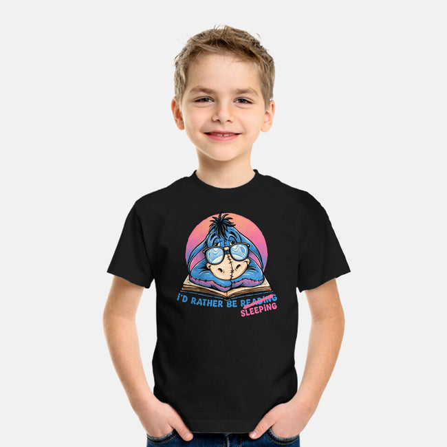 Rather Be Sleeping-Youth-Basic-Tee-glitchygorilla