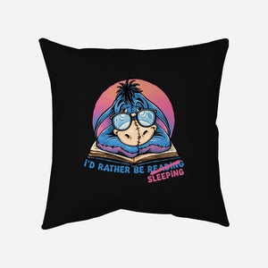 Rather Be Sleeping-None-Removable Cover w Insert-Throw Pillow-glitchygorilla