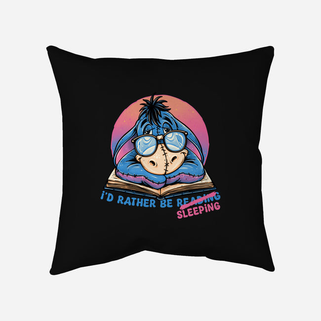 Rather Be Sleeping-None-Removable Cover w Insert-Throw Pillow-glitchygorilla