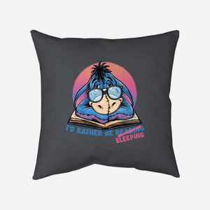 Rather Be Sleeping-None-Removable Cover w Insert-Throw Pillow-glitchygorilla