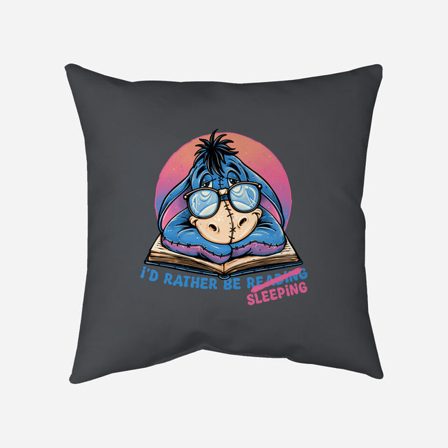 Rather Be Sleeping-None-Removable Cover w Insert-Throw Pillow-glitchygorilla