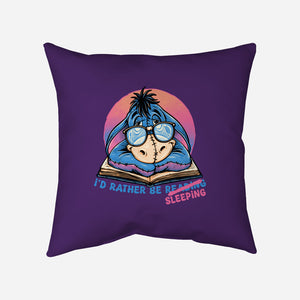 Rather Be Sleeping-None-Removable Cover w Insert-Throw Pillow-glitchygorilla