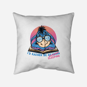Rather Be Sleeping-None-Removable Cover w Insert-Throw Pillow-glitchygorilla