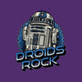 Droids Rock-Womens-Fitted-Tee-glitchygorilla