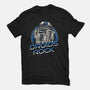 Droids Rock-Womens-Fitted-Tee-glitchygorilla