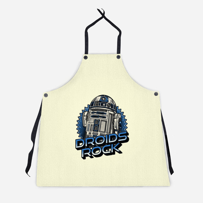 Droids Rock-Unisex-Kitchen-Apron-glitchygorilla