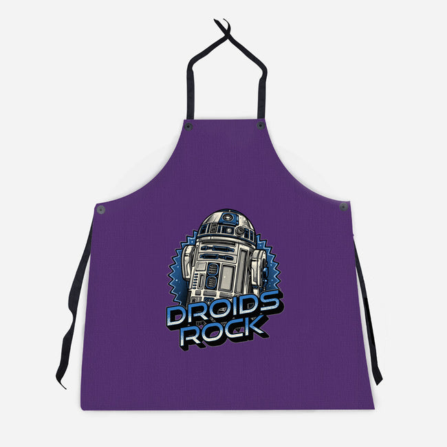 Droids Rock-Unisex-Kitchen-Apron-glitchygorilla