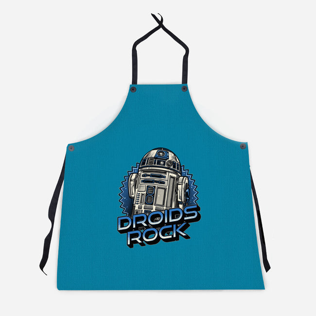 Droids Rock-Unisex-Kitchen-Apron-glitchygorilla