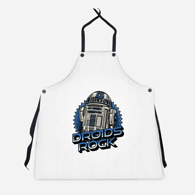 Droids Rock-Unisex-Kitchen-Apron-glitchygorilla