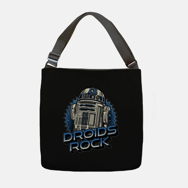 Droids Rock-None-Adjustable Tote-Bag-glitchygorilla