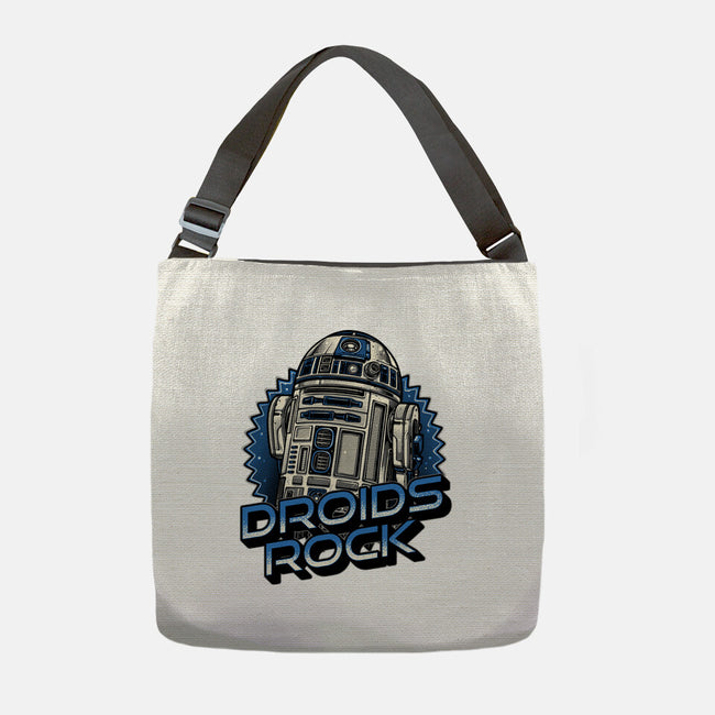 Droids Rock-None-Adjustable Tote-Bag-glitchygorilla