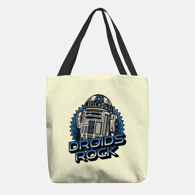 Droids Rock-None-Basic Tote-Bag-glitchygorilla
