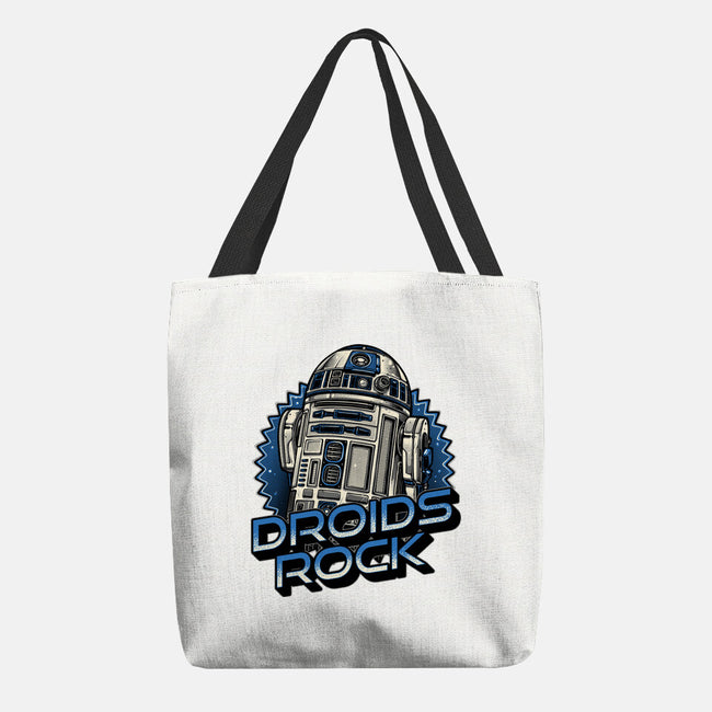 Droids Rock-None-Basic Tote-Bag-glitchygorilla