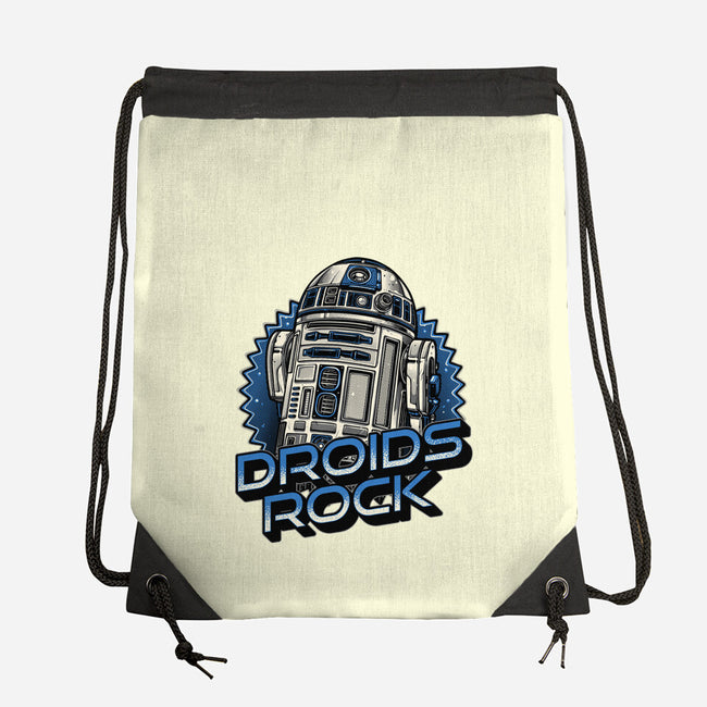 Droids Rock-None-Drawstring-Bag-glitchygorilla