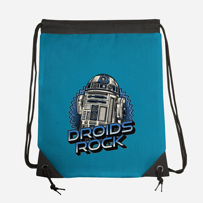 Droids Rock-None-Drawstring-Bag-glitchygorilla