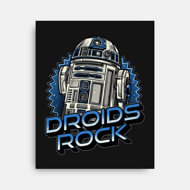 Droids Rock-None-Stretched-Canvas-glitchygorilla