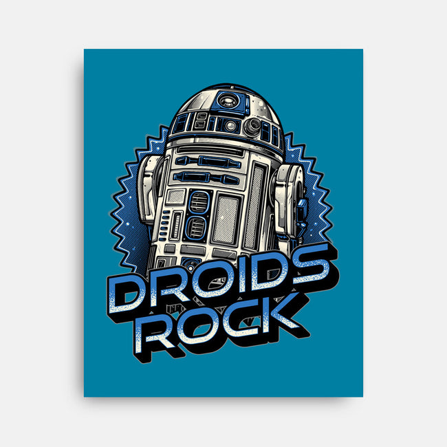 Droids Rock-None-Stretched-Canvas-glitchygorilla