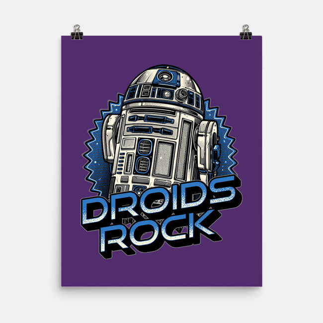 Droids Rock-None-Matte-Poster-glitchygorilla