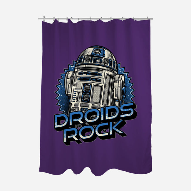 Droids Rock-None-Polyester-Shower Curtain-glitchygorilla