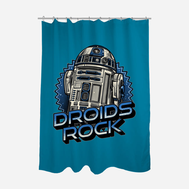 Droids Rock-None-Polyester-Shower Curtain-glitchygorilla