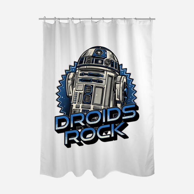 Droids Rock-None-Polyester-Shower Curtain-glitchygorilla