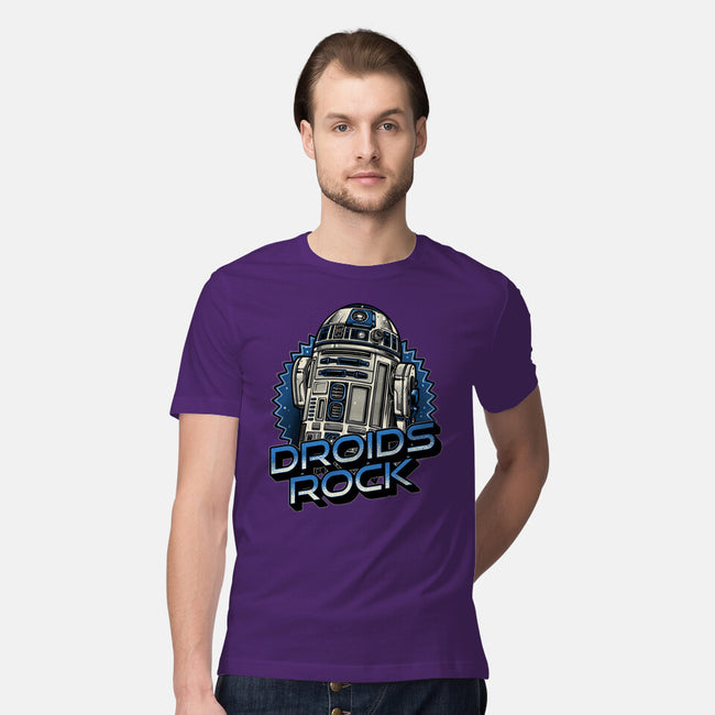 Droids Rock-Mens-Premium-Tee-glitchygorilla