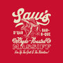 Saw's BBQ-Mens-Basic-Tee-Wheels