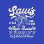 Saw's BBQ-Mens-Basic-Tee-Wheels