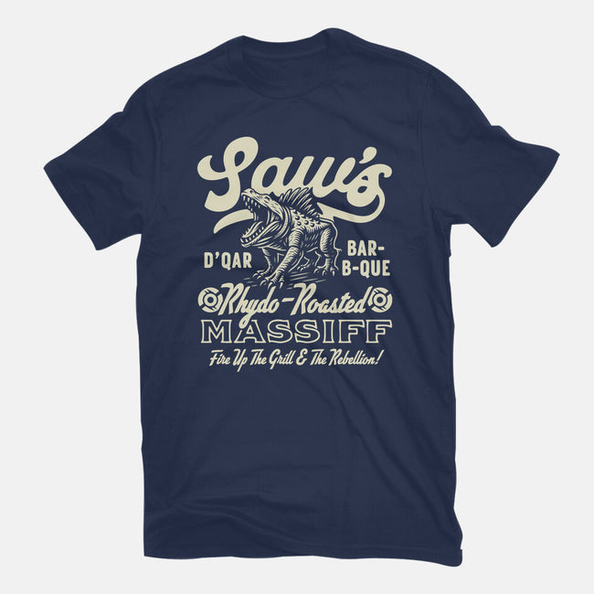 Saw's BBQ-Womens-Fitted-Tee-Wheels