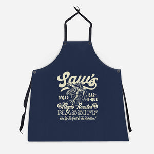 Saw's BBQ-Unisex-Kitchen-Apron-Wheels