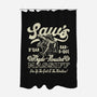 Saw's BBQ-None-Polyester-Shower Curtain-Wheels