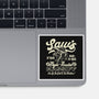 Saw's BBQ-None-Glossy-Sticker-Wheels