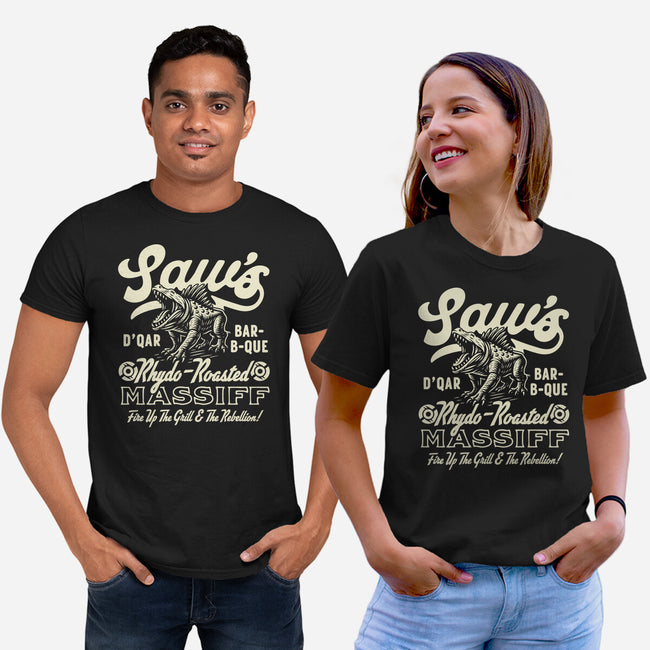 Saw's BBQ-Unisex-Basic-Tee-Wheels