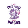 I Will Cut You Into Pieces-Womens-Basic-Tee-koalastudio