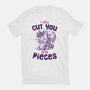 I Will Cut You Into Pieces-Womens-Fitted-Tee-koalastudio