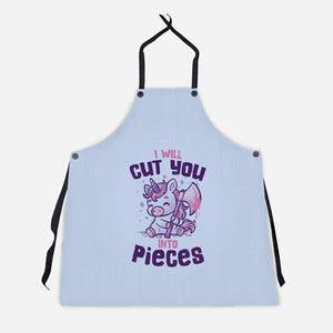 I Will Cut You Into Pieces-Unisex-Kitchen-Apron-koalastudio