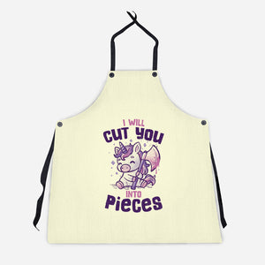 I Will Cut You Into Pieces-Unisex-Kitchen-Apron-koalastudio