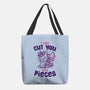 I Will Cut You Into Pieces-None-Basic Tote-Bag-koalastudio
