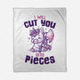 I Will Cut You Into Pieces-None-Fleece-Blanket-koalastudio