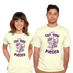 I Will Cut You Into Pieces-Mens-Basic-Tee-koalastudio