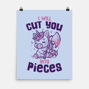 I Will Cut You Into Pieces-None-Matte-Poster-koalastudio