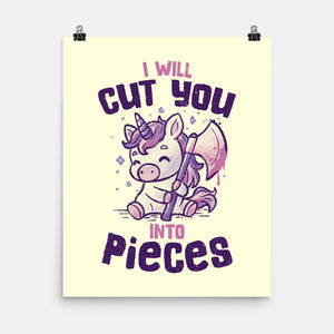 I Will Cut You Into Pieces-None-Matte-Poster-koalastudio