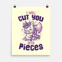 I Will Cut You Into Pieces-None-Matte-Poster-koalastudio