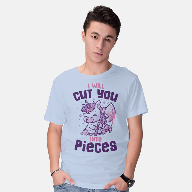 I Will Cut You Into Pieces-Mens-Basic-Tee-koalastudio