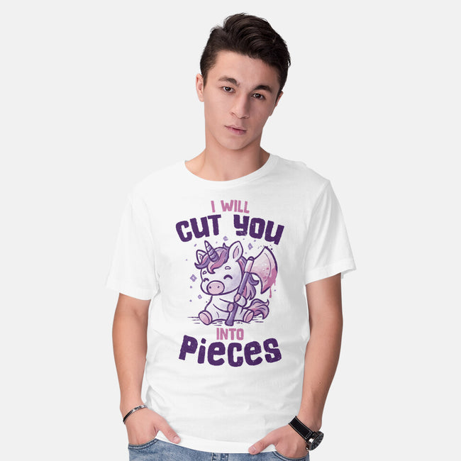 I Will Cut You Into Pieces-Mens-Basic-Tee-koalastudio